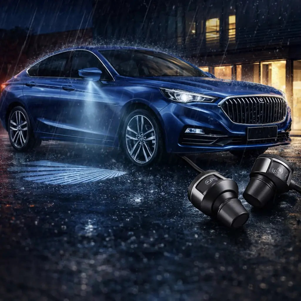 Lumières de Bienvenue en Forme d’Ailes d’Ange pour Voiture