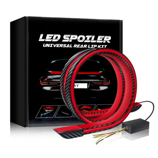 Bande lumineuse LED effet fibre de carbone – Sport, luxe et installation facile