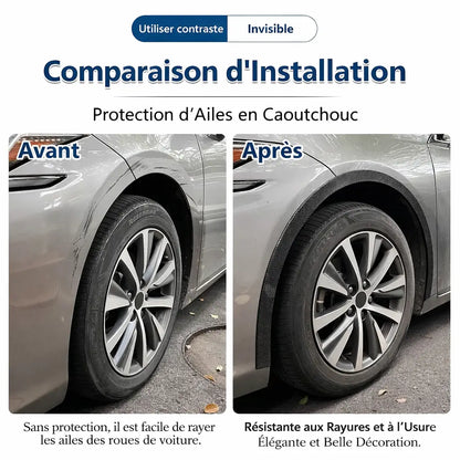 Protections de passage de roue effet fibre de carbone – 3 mètres