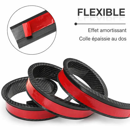 Protections de passage de roue effet fibre de carbone – 3 mètres