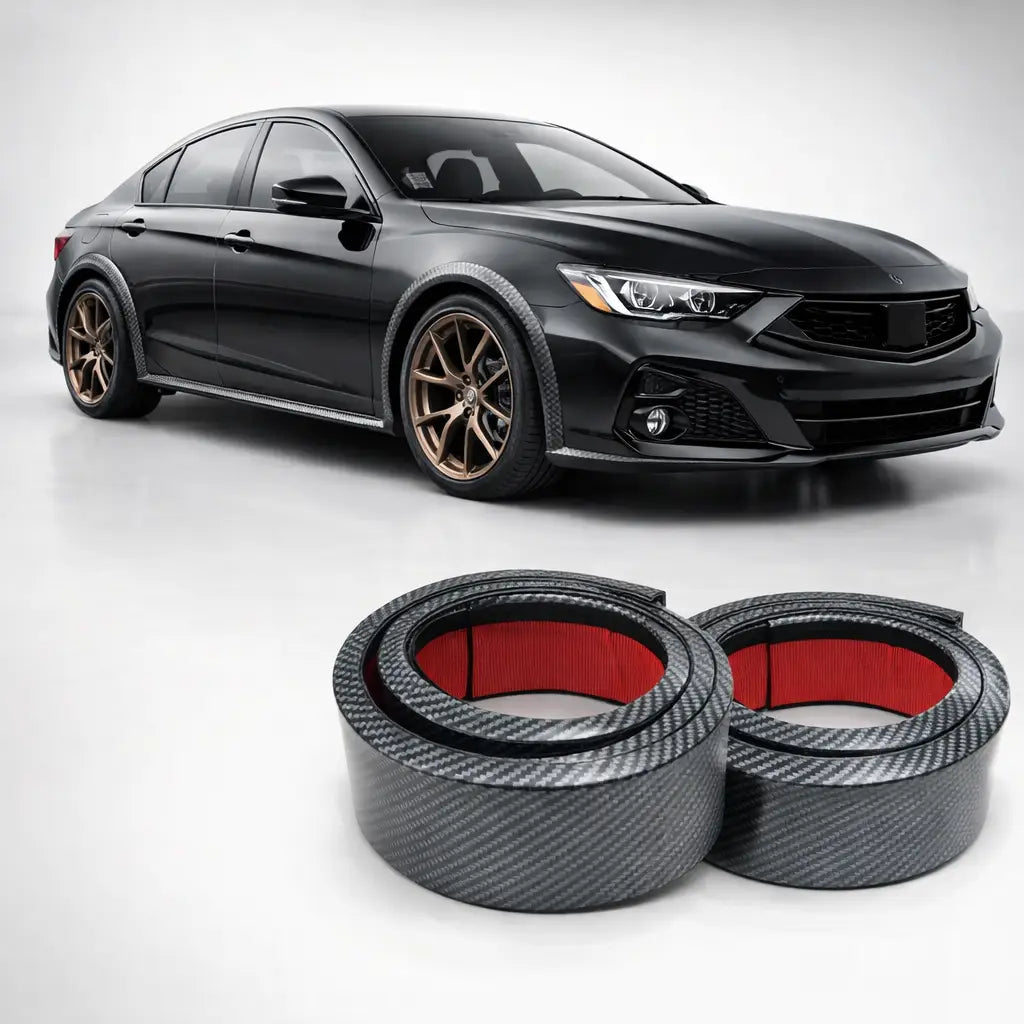 Protections de passage de roue effet fibre de carbone – 3 mètres