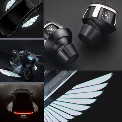 Lumières de Bienvenue en Forme d’Ailes d’Ange pour Voiture